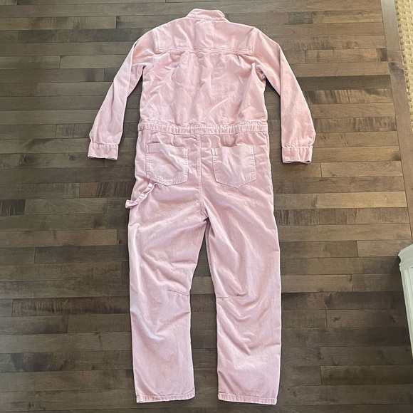 OneTeaspoon x Free People Starship Pink Utility Denim Jumpsuit Coveralls - Picture 4 of 7
